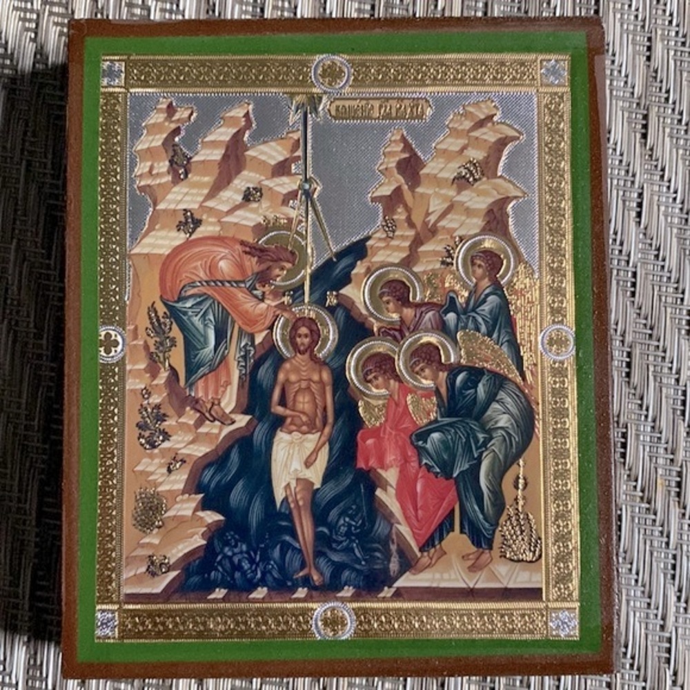 Wooden Byzantine Style Icon